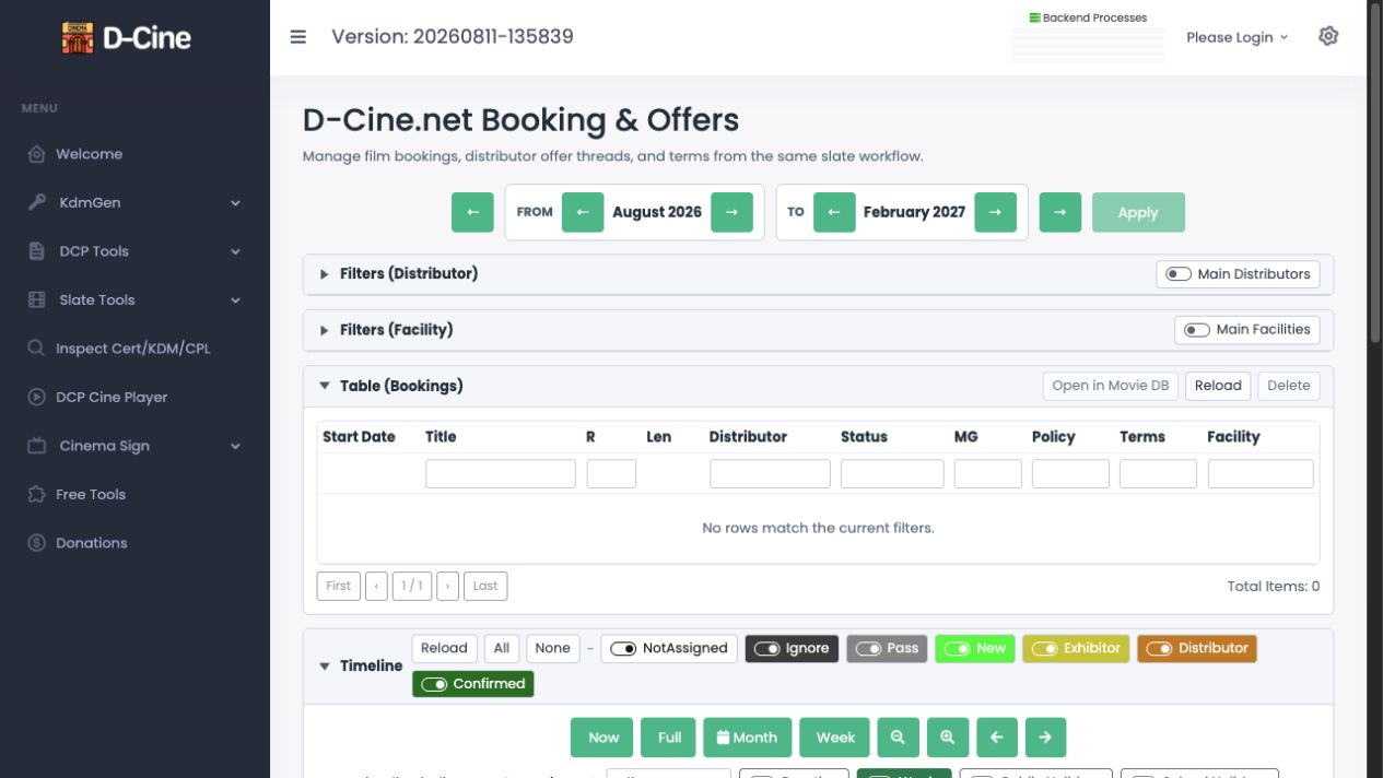 Slate Tools cinema Booking and Offers application